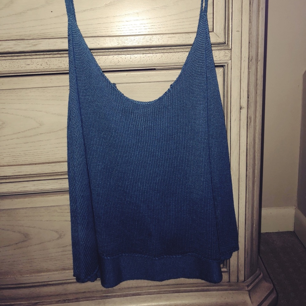 Blue tank top